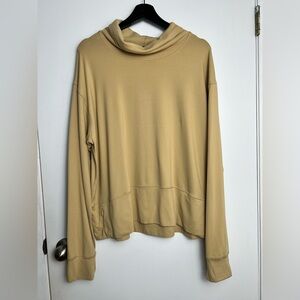 Lululemon Ready To Rulu Pullover size 16 Desert Tan Stretch Athleisure Yoga 2021